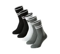 SCHIESSER Chaussettes 'Bluebird' gris / noir / blanc, Taille 39-42