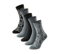 SCHIESSER Chaussettes ' Bluebird ' gris / noir, Taille 35-38