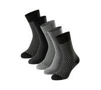 SCHIESSER Chaussettes ' Bluebird ' gris / noir, Taille 39-42