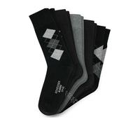 SCHIESSER Chaussettes 'Bluebird' gris / noir, Taille 39-42