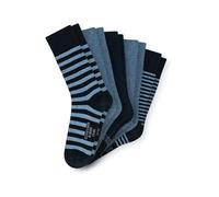 SCHIESSER Chaussettes 'Bluebird' pétrole / noir, Taille 39-42