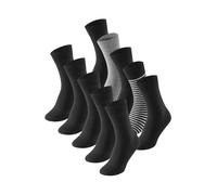 SCHIESSER Chaussettes ' Cotton Fit ' gris / noir, Taille 39-42