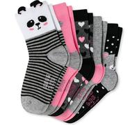 SCHIESSER Chaussettes filles - Motif, paquet de 5 Gris 23-26