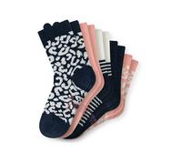 SCHIESSER Chaussettes ' "Leo" ' bleu marine / rose / blanc, Taille 23-26