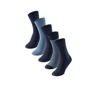SCHIESSER Chaussettes Pour Hommes - Bluebird, Paquet De 5, Mélange De Coton