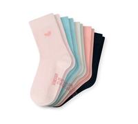 SCHIESSER Chaussettes 'Rainbow' écru / bleu clair / rose / noir, Taille 27-30