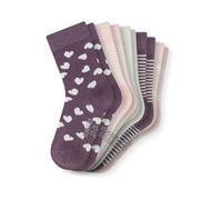 SCHIESSER Chaussettes 'Rainbow' écru / violet / rose / blanc, Taille 23-26