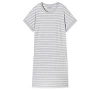 SCHIESSER Chemise de nuit 'Essentials' gris chiné / blanc, Taille XXXL