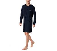 Schiesser Chemise de Nuit Longue, Bleu foncé_179298, 60/ 4XL Homme