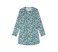 SCHIESSER Chemise de nuit 'Teens Nightwear' bleu ciel / vert / rose clair, Taille 176