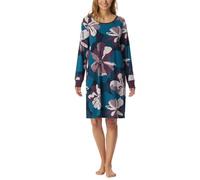 Schiesser Chemise Manches Longues avec Poches 95 cm-Vêtement de Nuit Moderne, Multicolore 4_181892, 42 Femme