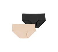 SCHIESSER Culotte 'Invisible Soft' nude / noir, Taille XXL