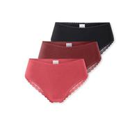 Schiesser Damen 3pack Brazilian Panties Unterwäsche Mit Spitze - Modern Multipacks Slips Femme