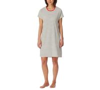 Schiesser Damen Nachthemd Bigshirt Kurzarm-Casual Essentials Chemise de Nuit, Blanc cassé 181251, 38 Femmes