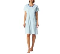 Schiesser Damen Nachthemd Bigshirt Kurzarm-Casual Essentials Chemise de Nuit, Jade_181260, 50 Femmes