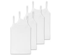 SCHIESSER Débardeur Femme, Pack De 4 - Jersey Simple, Série 95/5, Uni