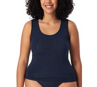 Schiesser Débardeur de Corps-Coupe ajustée Maillot, Opaque, Bleu Nuit 147197, S Femme