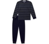 Schiesser écolier garçon pyjama long 176 bleu foncé pièce