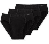 SCHIESSER Essential Slips hommes Supermini Pack de 3 unis noir taille 5 (taille M)