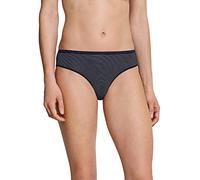 Schiesser Essential Tai (2er Pack), Culotte brésilienne Femme, Bleu (Nachtblau 804), 40 (Taille Fabricant: 38)
