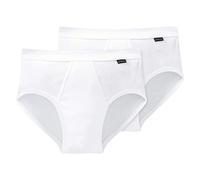 Schiesser Homme 2 PACK Slip de Sport avec Ouverture - Essential Cotes Doubles