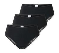Schiesser Femmes Brazilian-Slips, 3er Paquet - 3Pack Brésilien, Coton Extensible