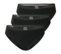 Schiesser Femmes Rio-Slips, 3er Paquet - 3Pack Rio Slip, Coton Extensible, Uni