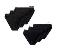 Schiesser - Slip Femme - Slip (3er Pack) - Noir (schwarz 000) - FR : 48 (Taille fabricant : 46)