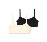 Schiesser Fresh Vibe Lot de 2 Bustiers Respirants pour Fille Soutien-Gorge, Assortis 1_181940, 10 Ans