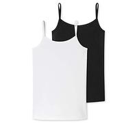 Schiesser Garçon Mädchen 2 Pack Spaghetti Trägertop Sous v tement, Multicolore 1, 152 EU