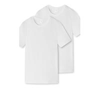 Schiesser Garçon Shirts 1/2 Bras 2 Paquet sous-vêtement, Blanc 173540, 164