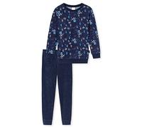 Schiesser Garçons Ensemble de pyjama long en coton bio, Bleu Foncé, 8 ans