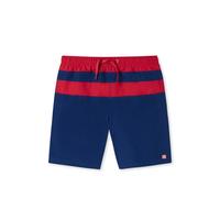 Schiesser Garçons Short de Bain - Mode de Bain, Rayures, 140-176 Bleu/Rouge 152