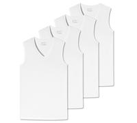 SCHIESSER Haut De Tank Pour Hommes Lot De 4 - Série "95/5", Col En V, S-XXL