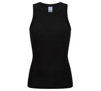 SCHIESSER Haut 'Feinripp - Revival Paula' noir, Taille S