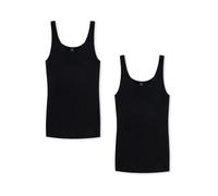 SCHIESSER Haut 'Luxury' noir, Taille M