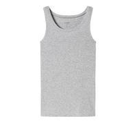 SCHIESSER Haut ' Pure Rib ' gris chiné, Taille XXL