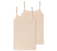 SCHIESSER Haut Spaghetti Femme, Pack De 2 - Jersey Simple, Série 95/5, Uni