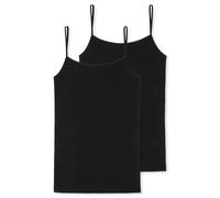 SCHIESSER Haut Spaghetti Femme, Pack De 2 - Jersey Simple, Série 95/5, Uni