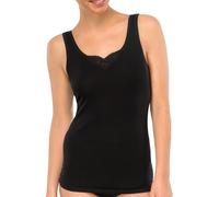 Schiesser - Haut thermique Femme - Trägertop (2er Pack) - Noir (schwarz 000) - FR : 38 (Taille fabricant : 36)
