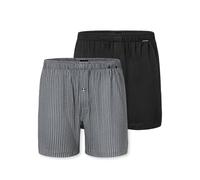 Schiesser 2 Pack Boxershorts Baumwolle Jersey Weich Multipack-Jerseyboxer Caleçon Boxeur, Assortis 3_182427, 10 Hommes