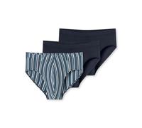 Schiesser Herren 3 Pack Unterwäsche mit Weichem Bund Bio Baumwolle-95/5 Essentials Slips, Assortiment 8_180841, XL Hommes