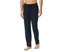 Schiesser Herren Lange Schlafhose Bio-Baumwolle-Mix + Relax Bas de Pyjama, Bleu foncé_182185, 50 Hommes