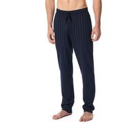 Schiesser Herren Lange Schlafhose Bio-Baumwolle-Mix + Relax Bas de Pyjama, Bleu Nuit 182185, 52 Hommes