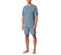 Schiesser Herren Schlafanzug Kurz Rundhals-Comfort Nightwear Ensemble de Pijama, Graphite_180261, 50 Hommes