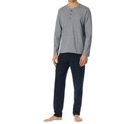 Schiesser Pyjama long Essentials bleu nuit Taille 52