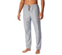 Schiesser Herren Schlafhose Lang Web-Mix + Relax-Organic Cotton Bas de Pyjama, Bleu_182192, 58 Hommes