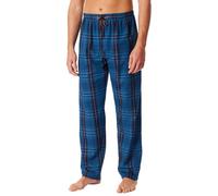 Schiesser Herren Schlafhose Lang Web-Mix + Relax-Organic Cotton Bas de Pyjama, Bleu foncé_182192, 56 cm Hommes