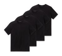 Schiesser Homme Américain T-Shirt 4er Paquet - 1/2 Bras, sous-Vêtement, Col Rond