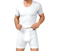 Schiesser Homme Essentials Cotton Bas thermique, Blanc - Blanc (100), XL EU